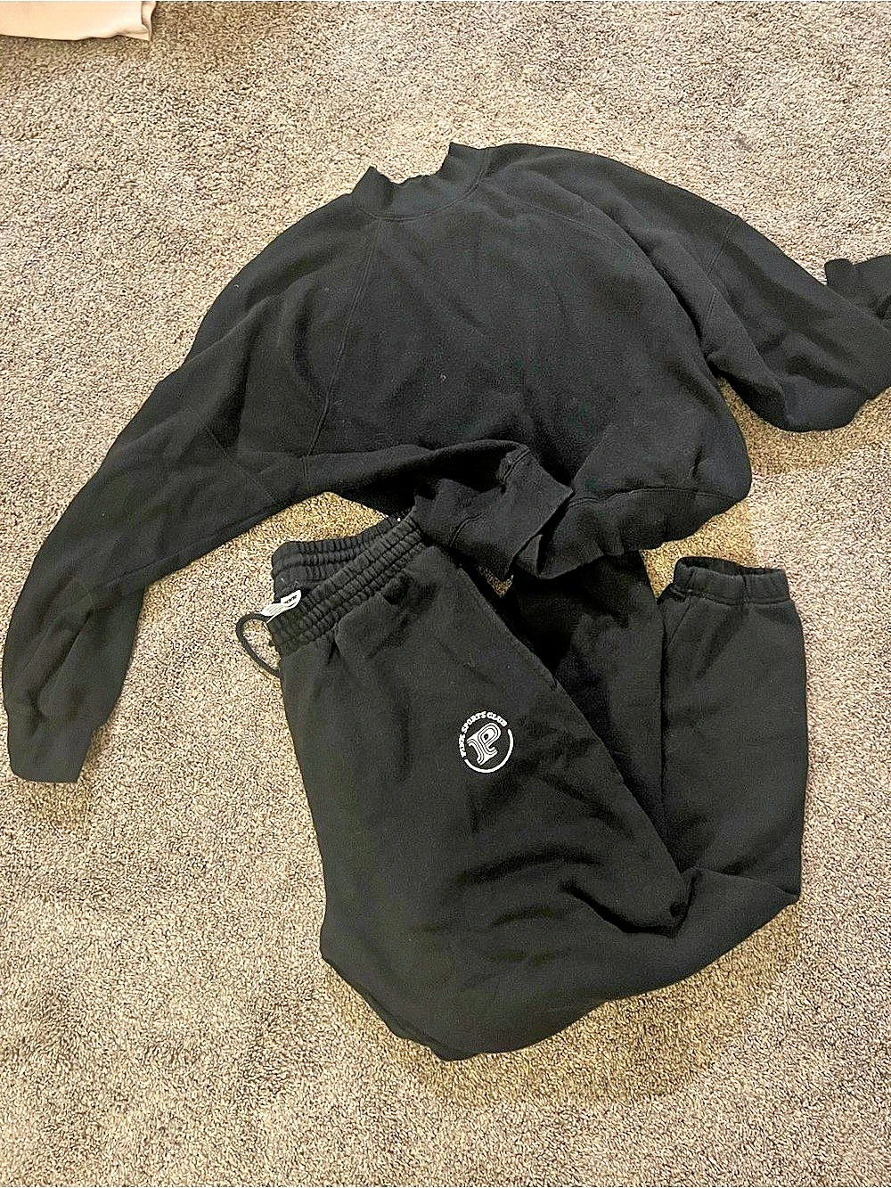 Victoria's Secret PINK Sports Club Sports Club Black Set Size Medium